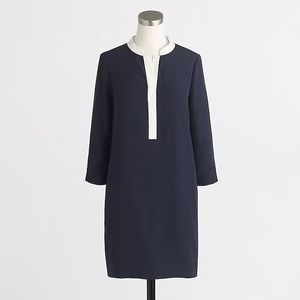 J.Crew Factory Tipped Shirtdress